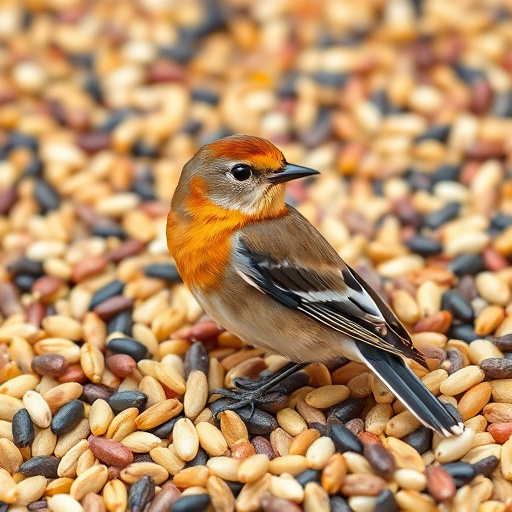 Mixed wild bird seed in UK packaging