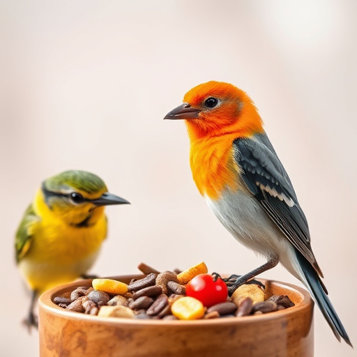 Online order confirmation for bird feed