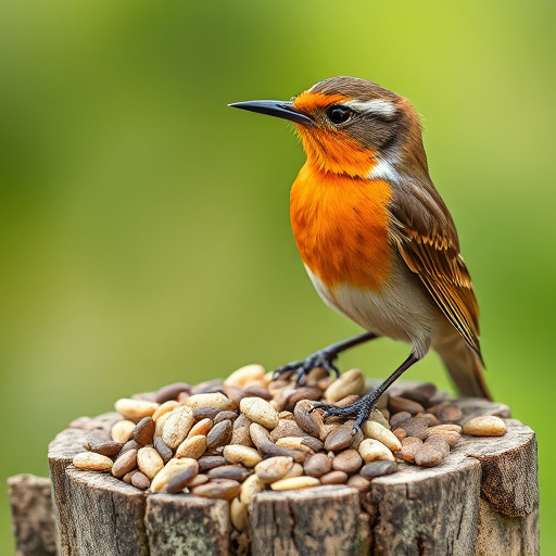 Online order confirmation for bird feed