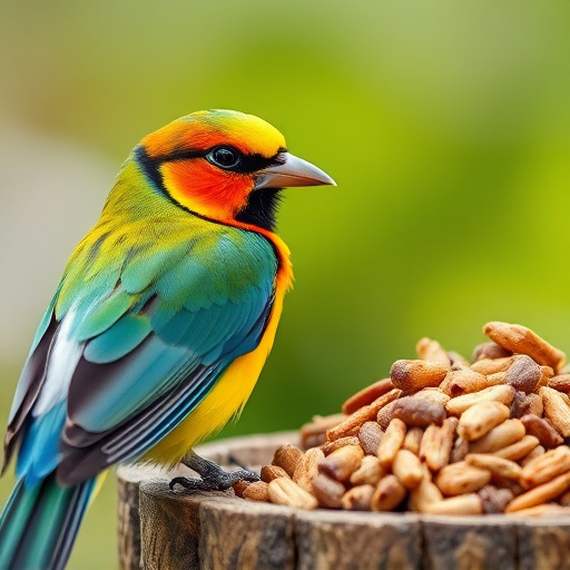 Online order confirmation for bird feed