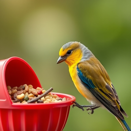 Person unpacking bird seed delivery box