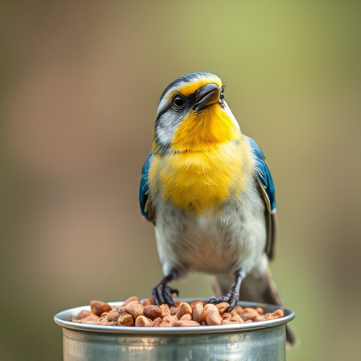 Person unpacking bird seed delivery box