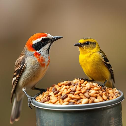 Postman delivering wild bird food parcel