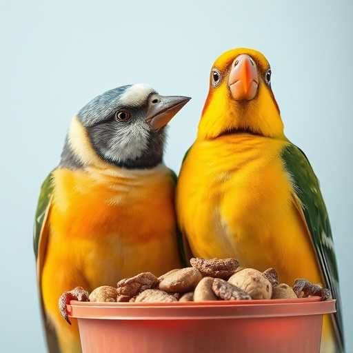 Postman delivering wild bird food parcel