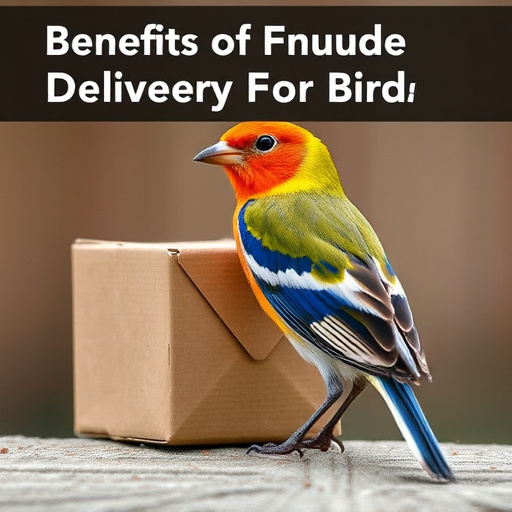Postman delivering wild bird food parcel