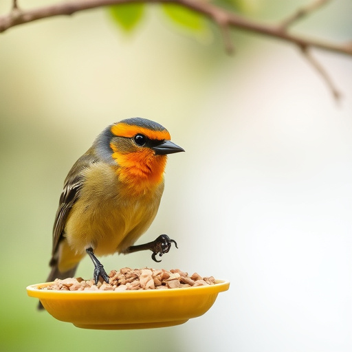 Postman delivering wild bird food parcel