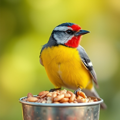 Postman delivering wild bird food parcel