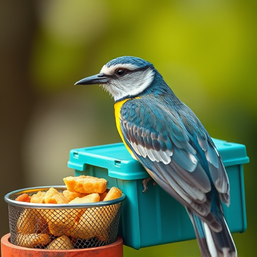 Postman delivering wild bird food parcel
