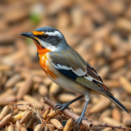 Postman delivering wild bird food parcel