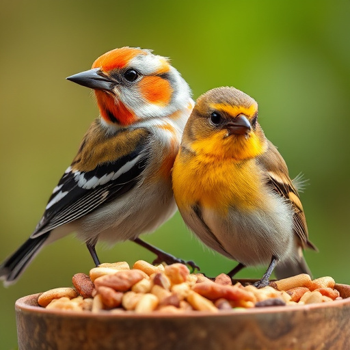 Postman delivering wild bird food parcel