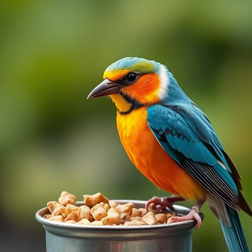Postman delivering wild bird food parcel
