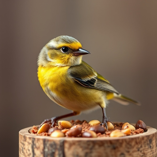 Selection of fine seeds for songbirds