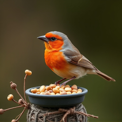 Nurturing Small Garden Birds with Optimal Nutritious Food