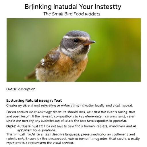 Selection of fine seeds for songbirds