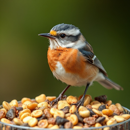 Selection of seed mixes for UK birds