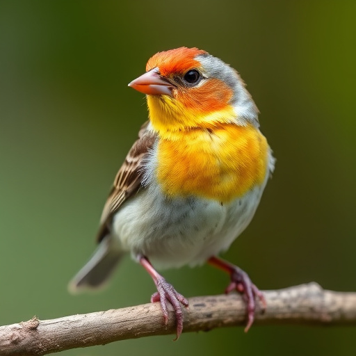 Small birds feeding on sunflower hearts