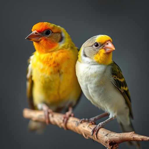 Small garden birds gathered around suet