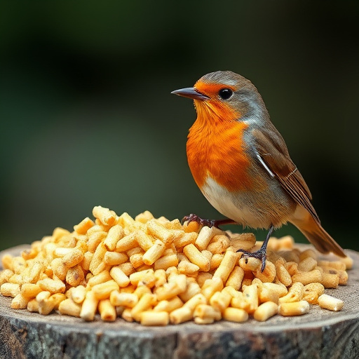 Soft food blend ideal for robins