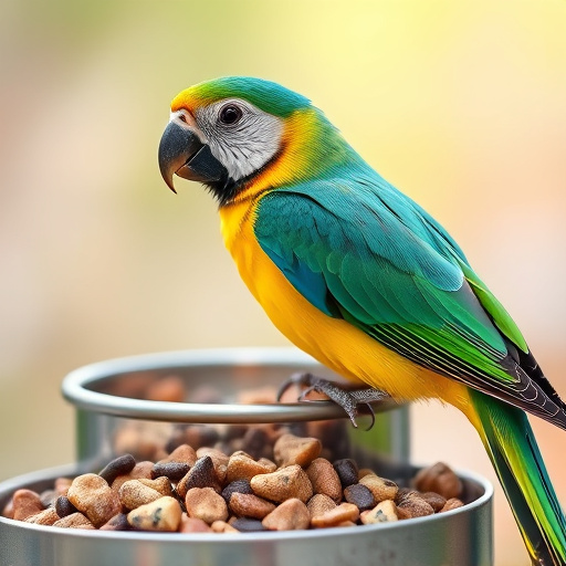 Stack of bird feed parcels indoors