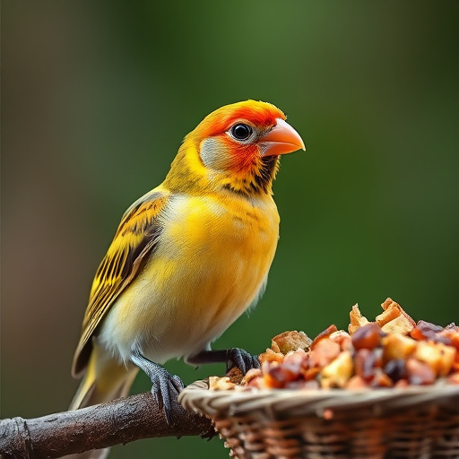 Sunflower hearts in hanging mesh feeder