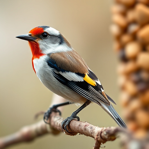UK delivery box with bird seed label
