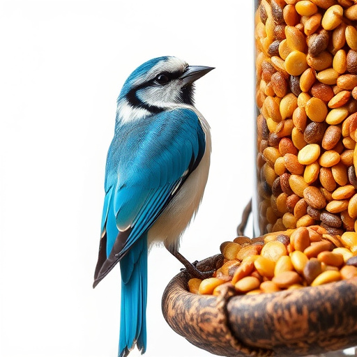 UK delivery box with bird seed label