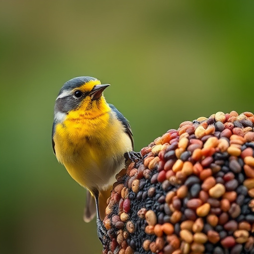 Variety of bird feed on website