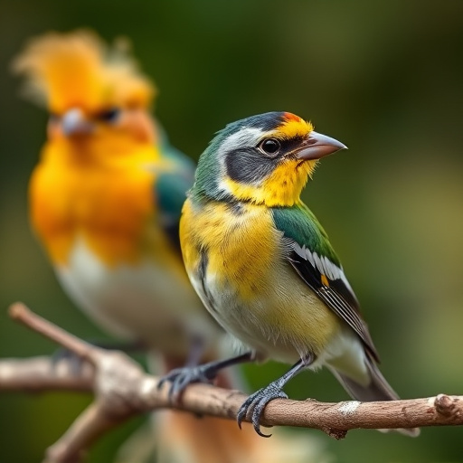 Variety of wild bird food in dishes