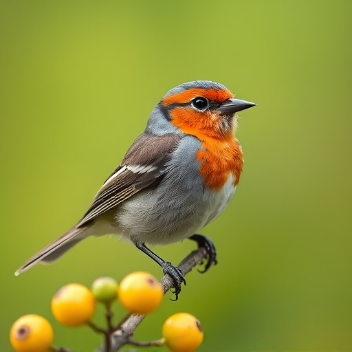 Variety of wild bird food in dishes