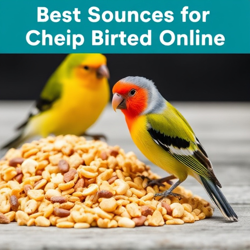 Website showing bird food bundle deals