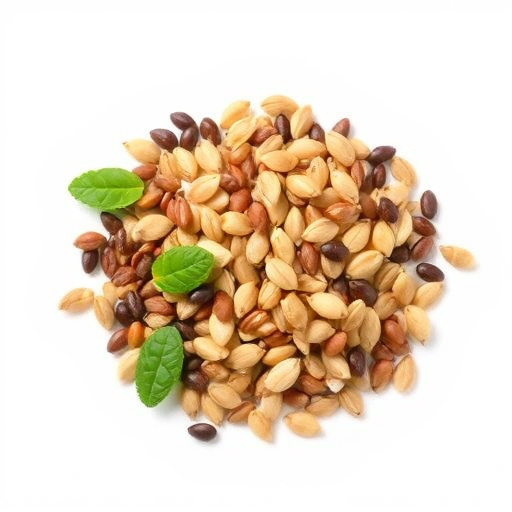 Wild bird seed mix in packaging
