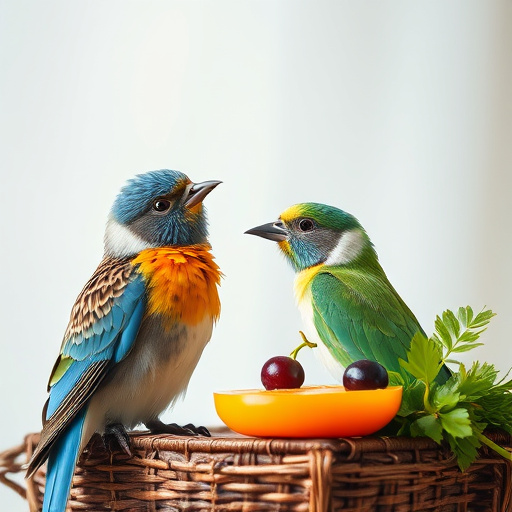 Apples and berries left for birds