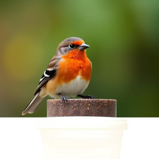 Assorted seeds in feeder for wild birds