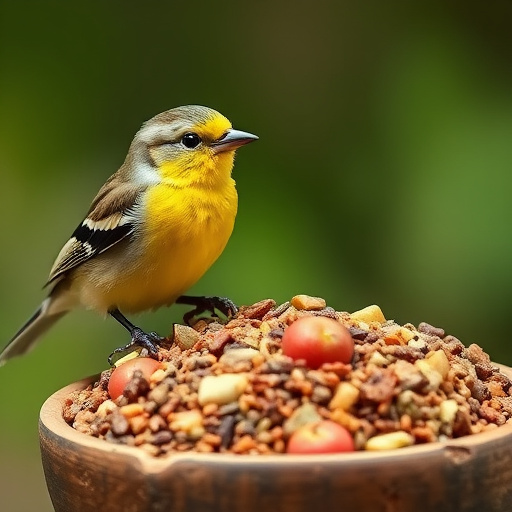 Assorted seeds spilling from bag outdoors