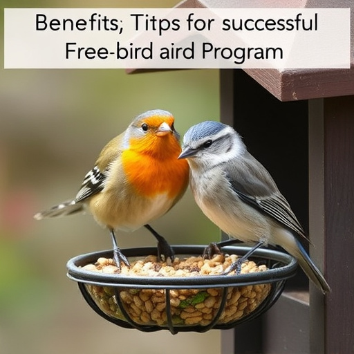 Bag of bird seed with delivery tag