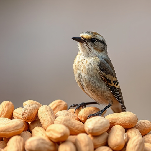 Bag of peanuts for wild birds