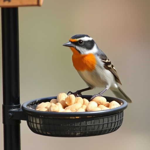 Bag of premium peanuts for wild birds