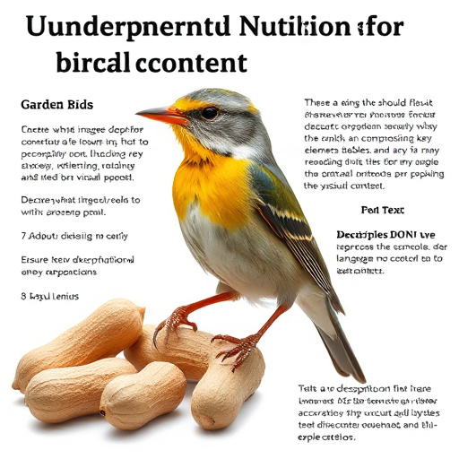 Bag of premium peanuts for wild birds