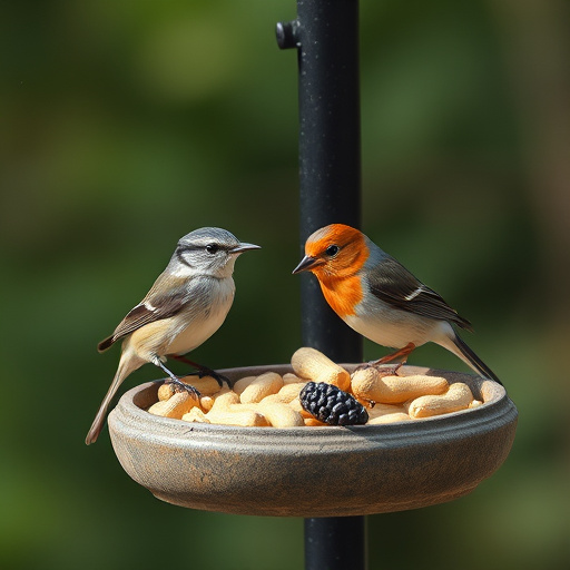 Bag of premium peanuts for wild birds