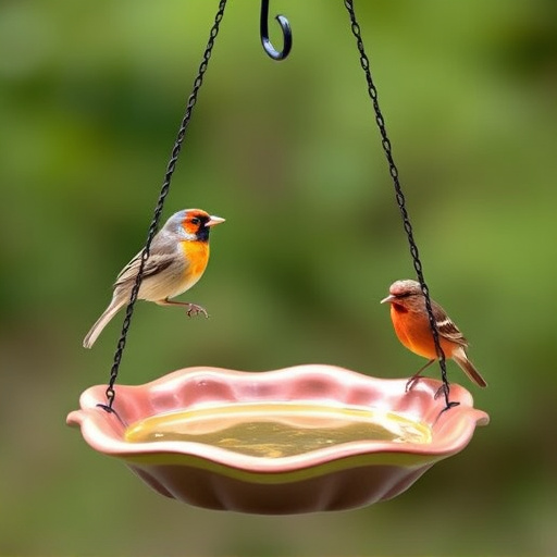 Hanging Bird Baths: Attract Garden Birds Naturally