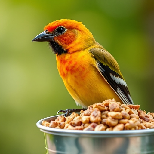 Bird feeders filled from subscription delivery