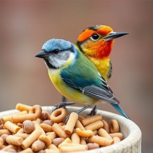 Bird feeders filled from subscription delivery