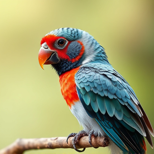 Bird feeding bowl with no wheat food