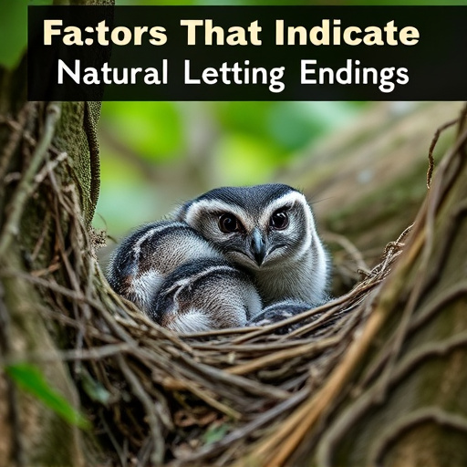 Bird flying from unused nesting spot