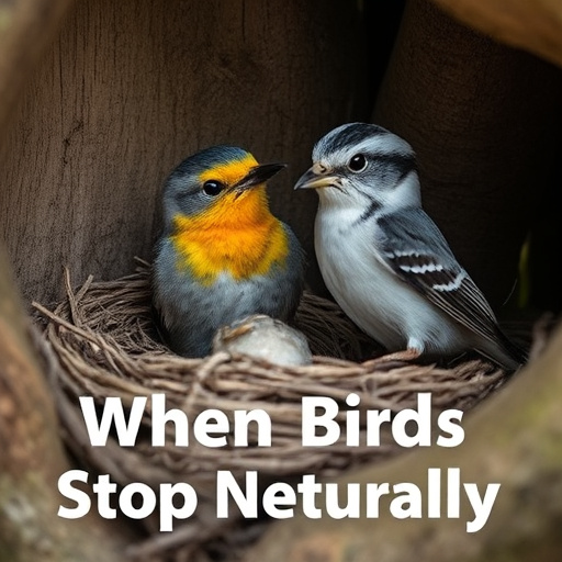 Bird flying from unused nesting spot