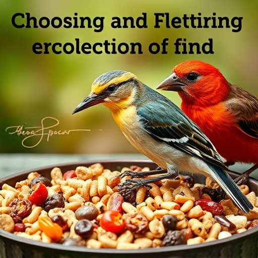 Bird food delivery boxes on doorstep