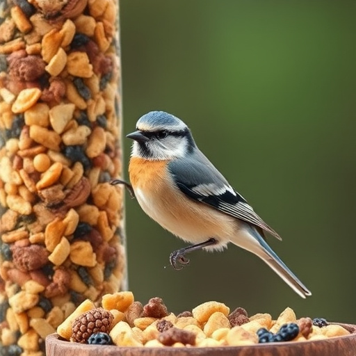Bird food delivery boxes on doorstep