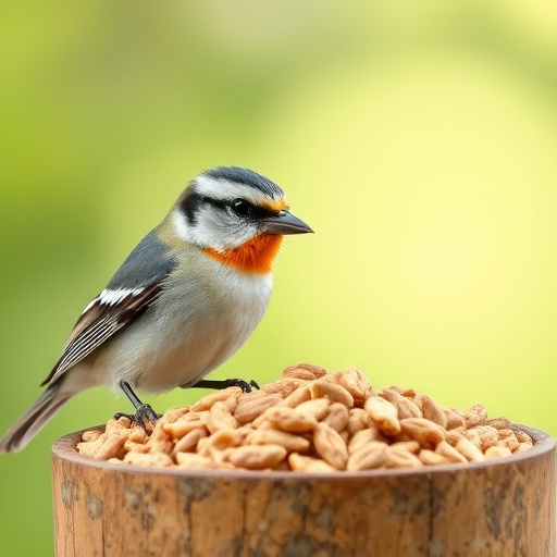 Bird food mix for sensitive birds