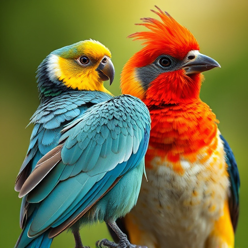 Bird food mix for sensitive birds