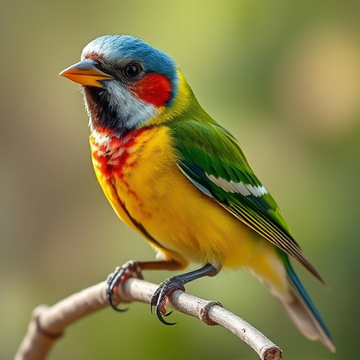 Bird food packets with price labels
